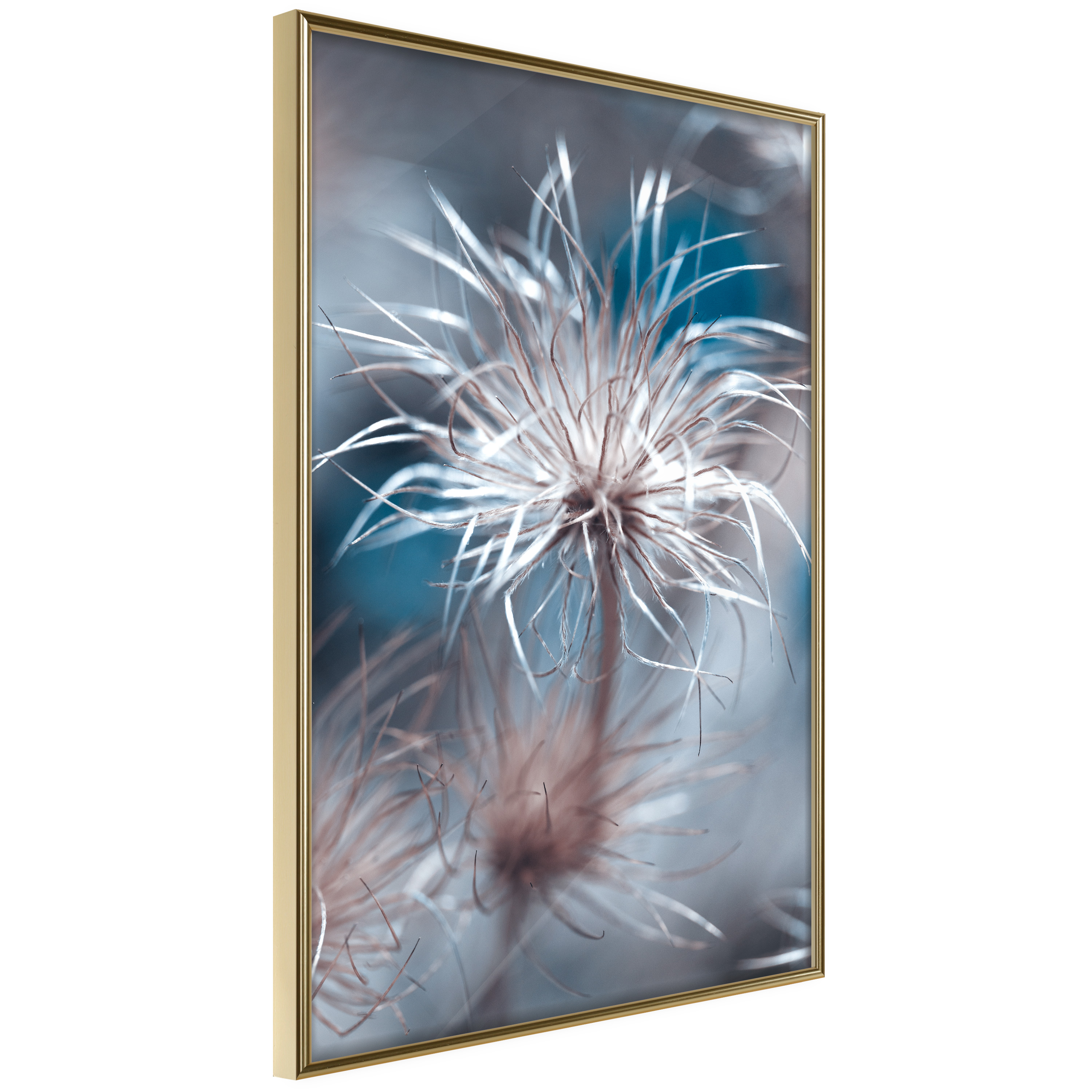 Poster Artgeist Affisch Plant in Blues