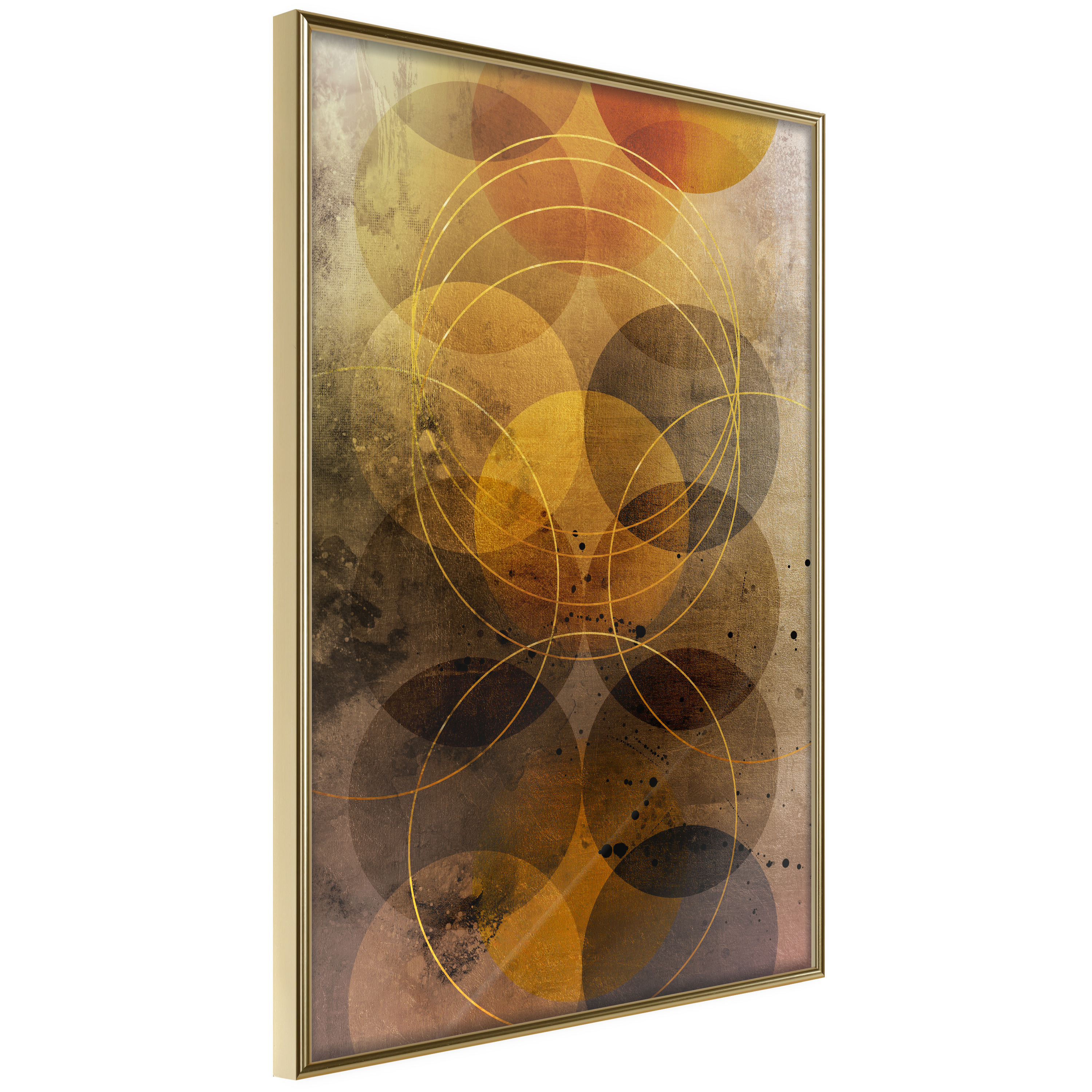 Affisch - Sun Journey [Poster] 20x30 Guld ram, 20x30 cm