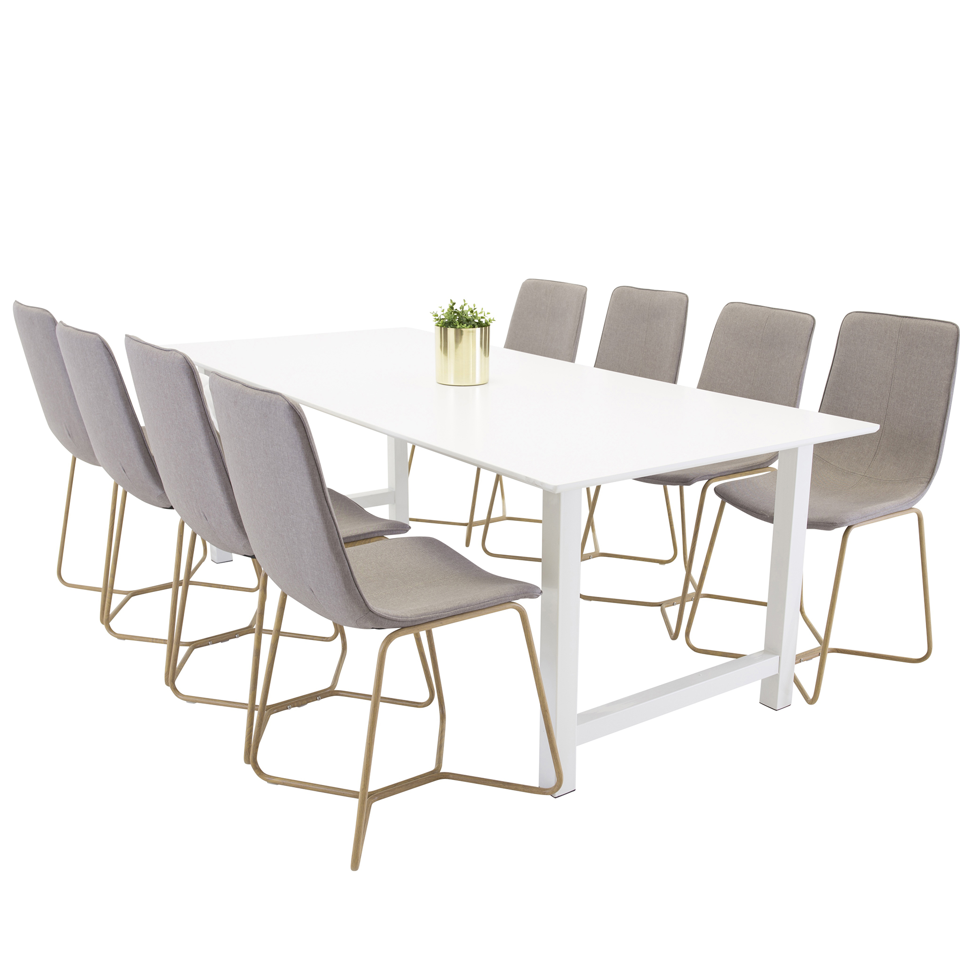 Matgrupp Venture Home Clara med 8 Xtra Stolar Polyester