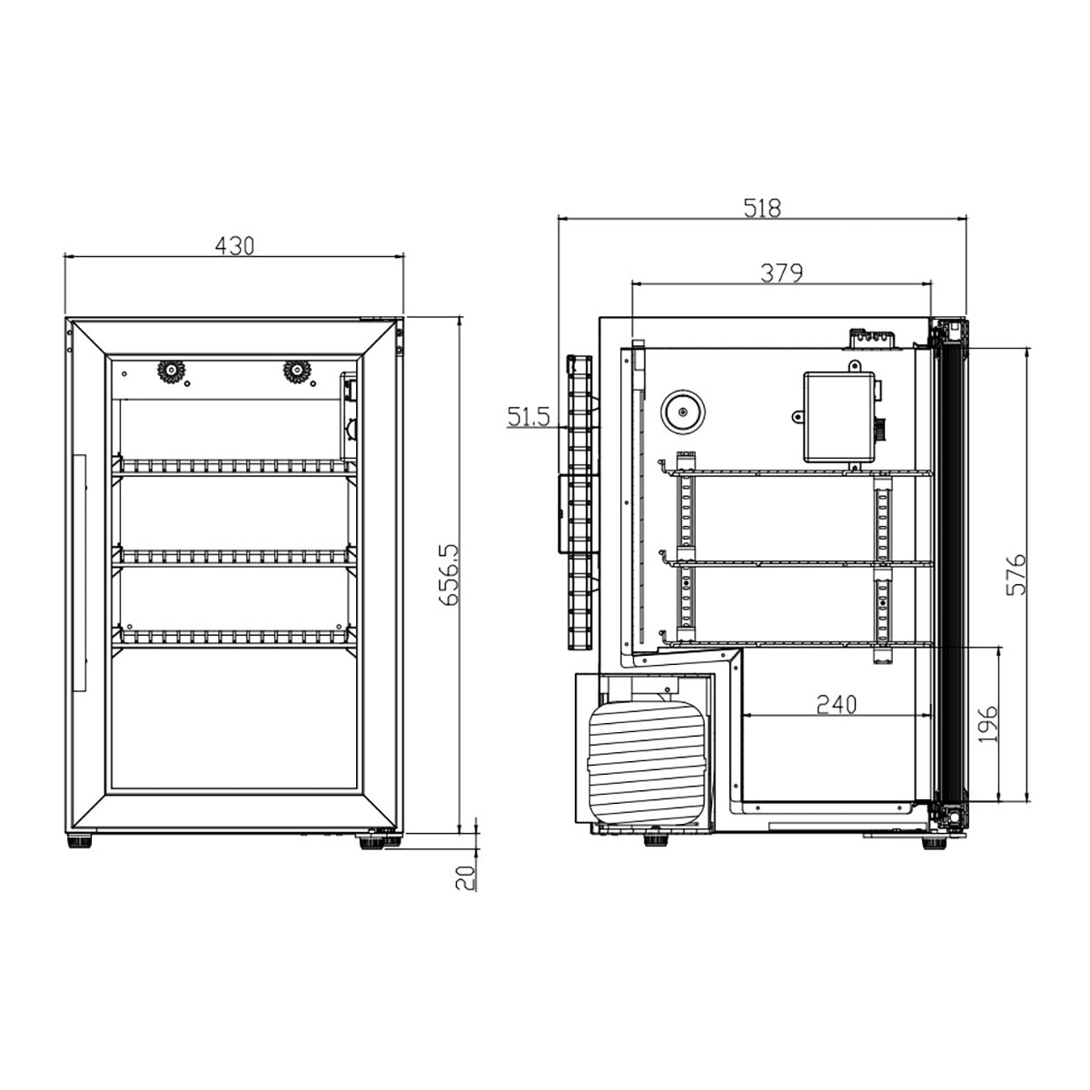 Cavin Outdoor Collection 63 Free-stand Beer Cool Stainless Rostfri