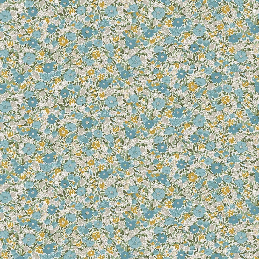 Tapet Laura Ashley Loveston Newport Blå 121075
