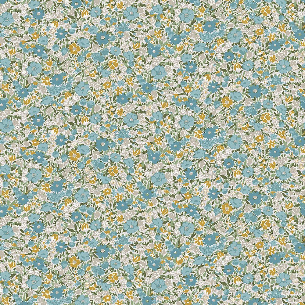 Tapet Laura Ashley Loveston Newport Blå 121075