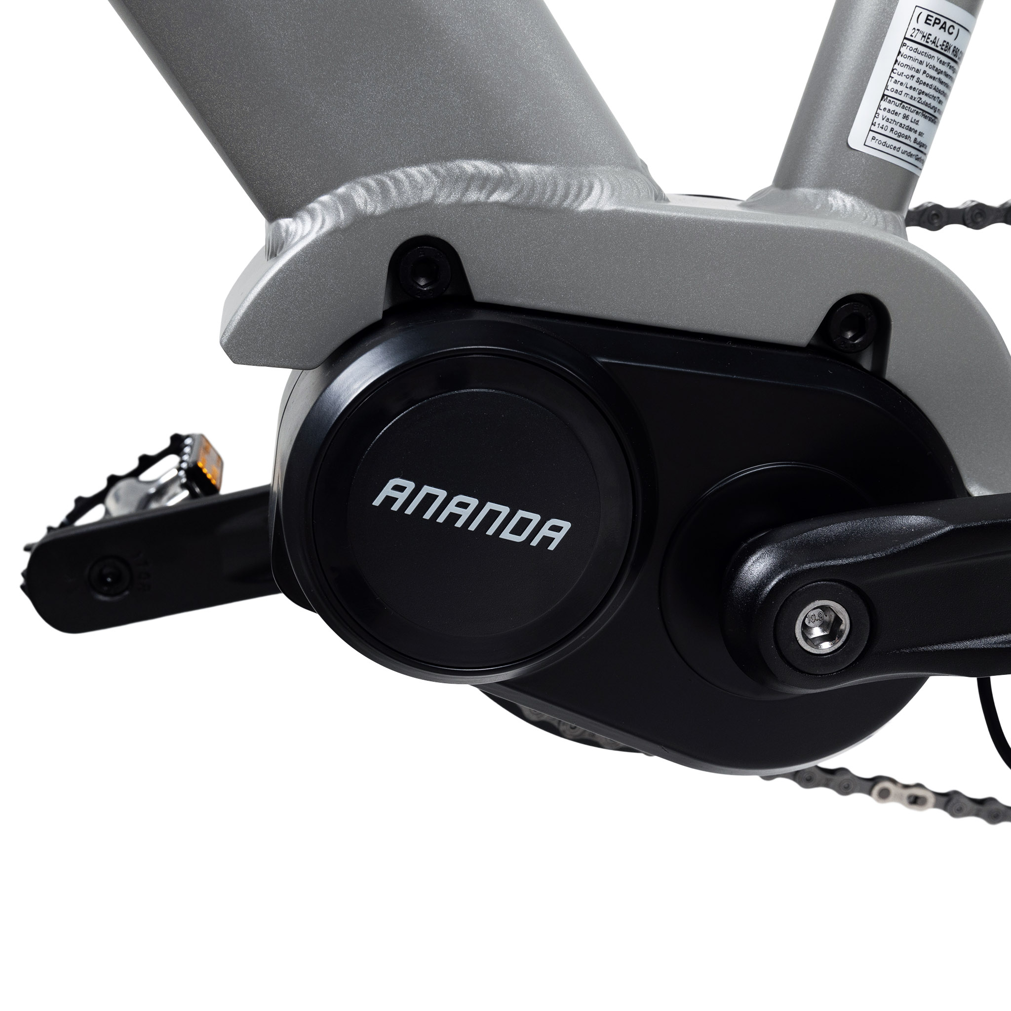 Elcykel Lyfco MTB 27,5" Eliaz 14 Ah Silver