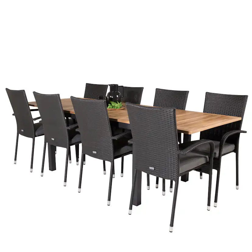 Matgrupp Venture Home Perla 160/240 med 8 Asta Stolar