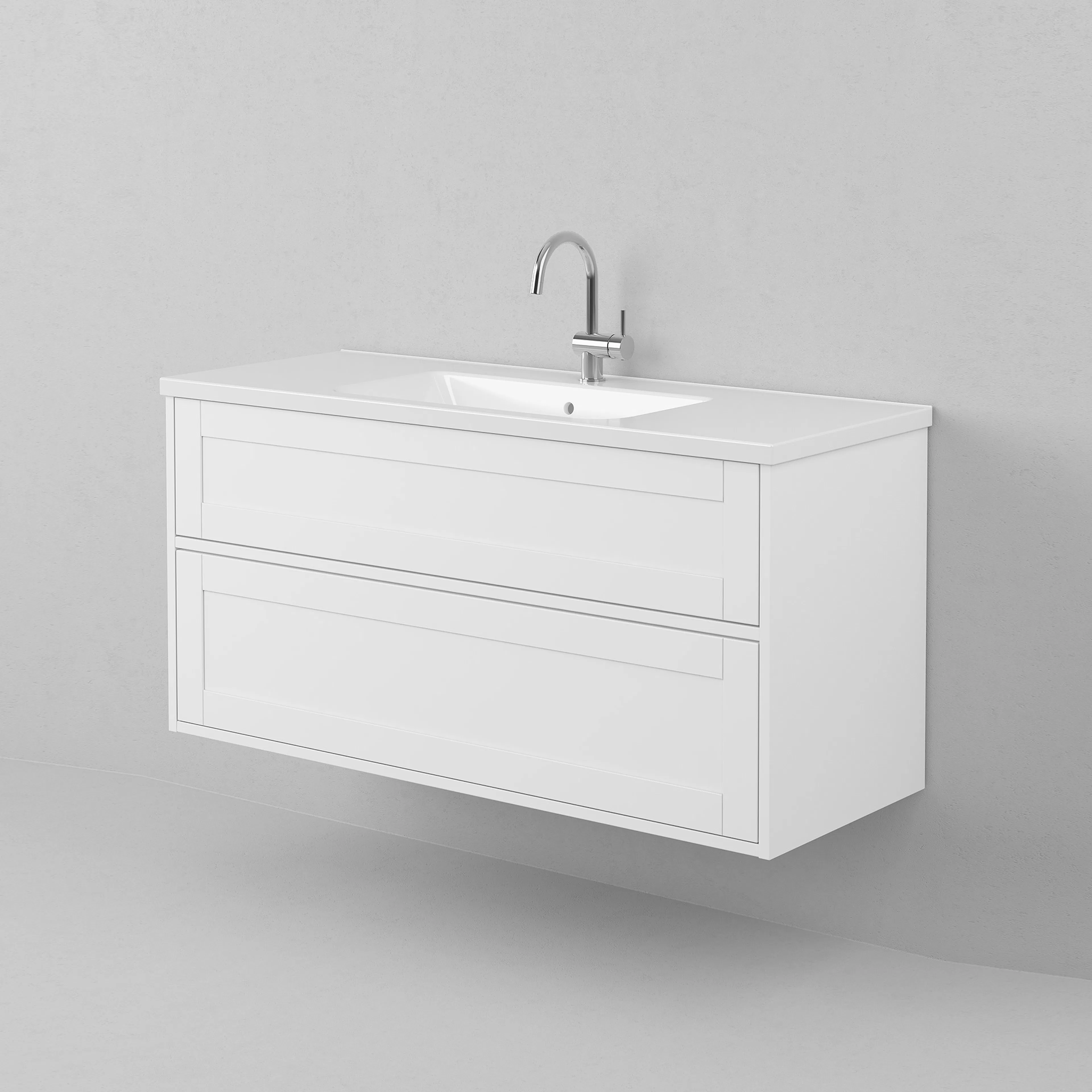 Kommod GRAND Classic 120 Bredd: 1200 mm, Premium White