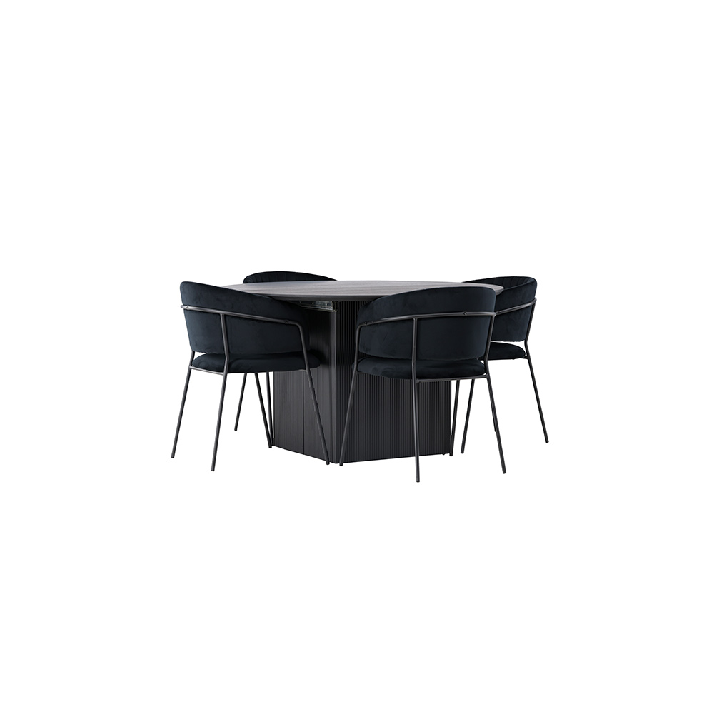 Matgrupp Venture Home Matilda med 4 Selma Stolar