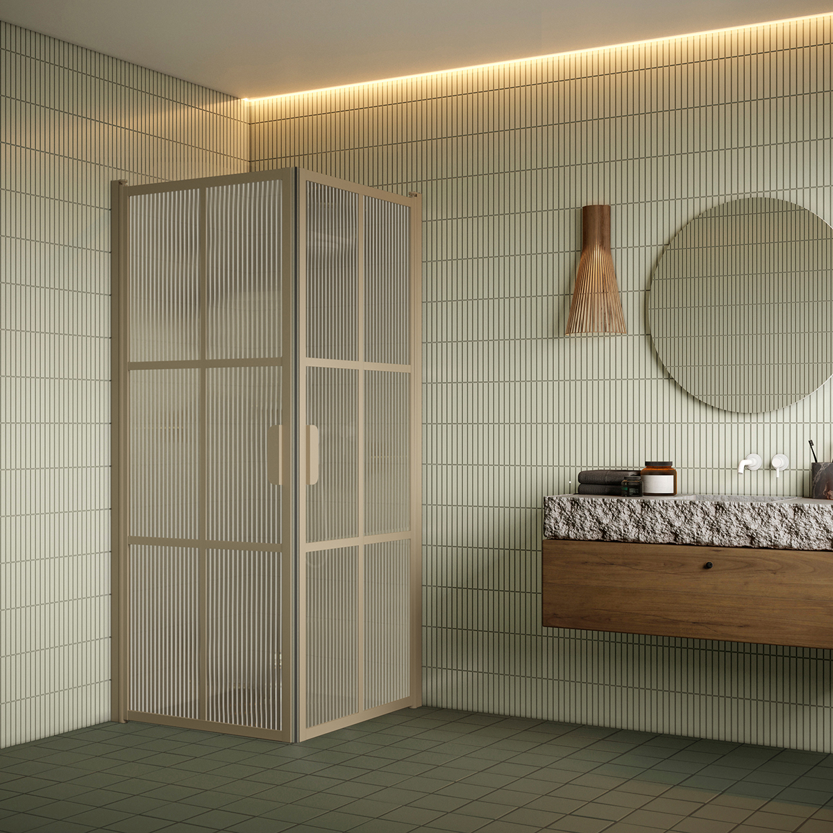 Duschhörn Hietakari Bläk 767 Paris Vändbara Dörrar