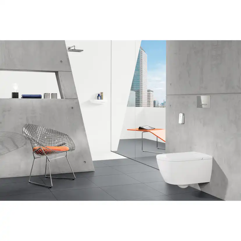 Spolknapp Villeroy & Boch ViConnect installationssystemen 92 Mattvit
