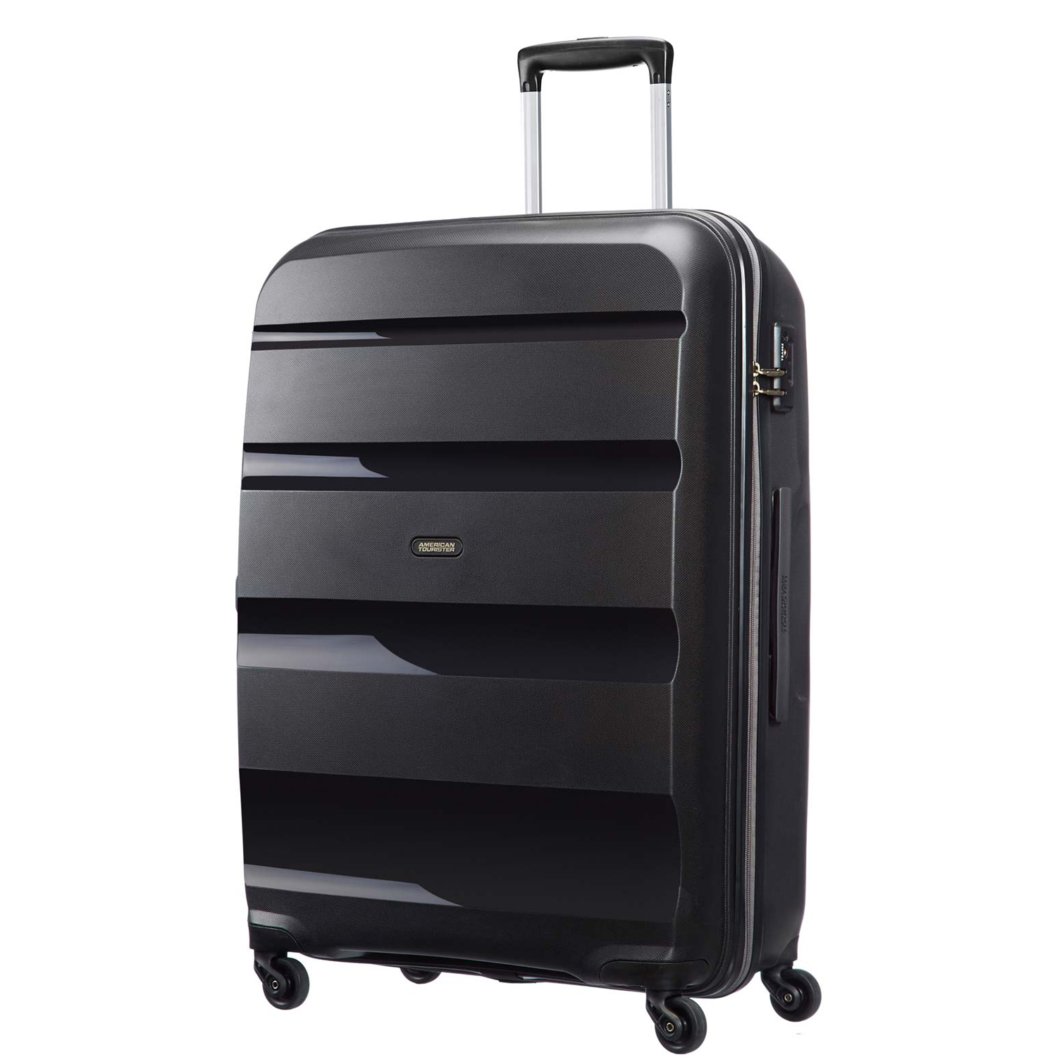 Resväska Bon Air Spinner American Tourister, M Svart Med 4 Hjul