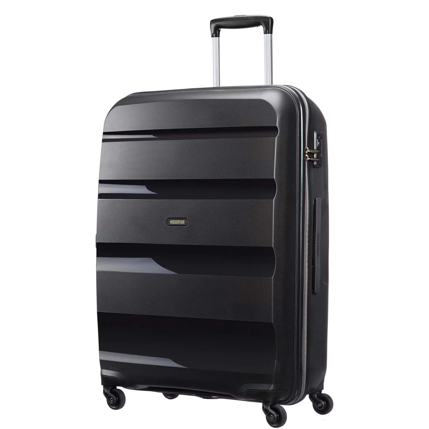 Resväska Bon Air Spinner American Tourister, M Svart Med 4 Hjul