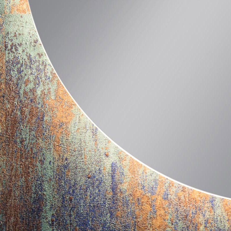 Spegel Vidi Moon Rund med LED-belysning