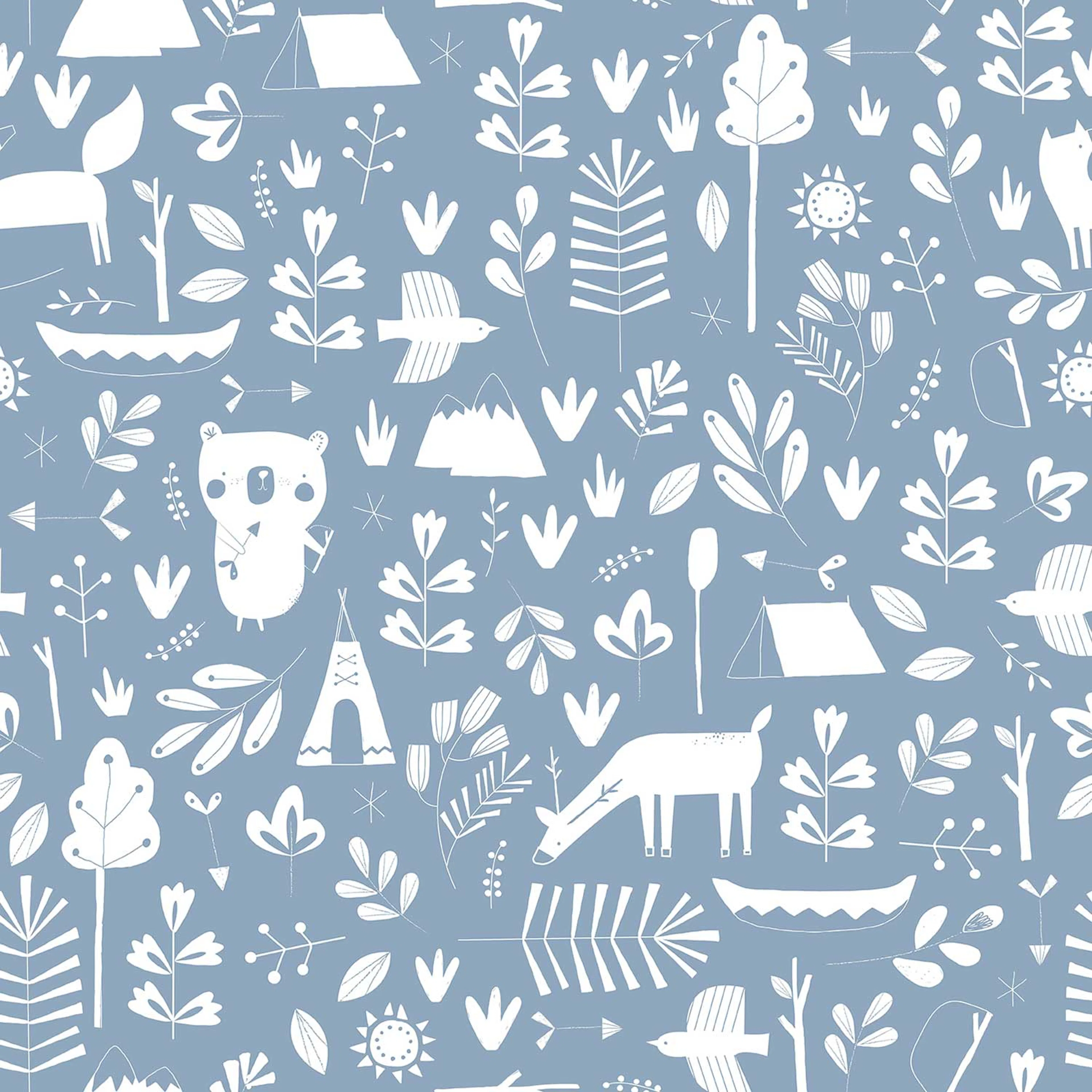 Barntapet Little Dutch Adventure Blue 8678