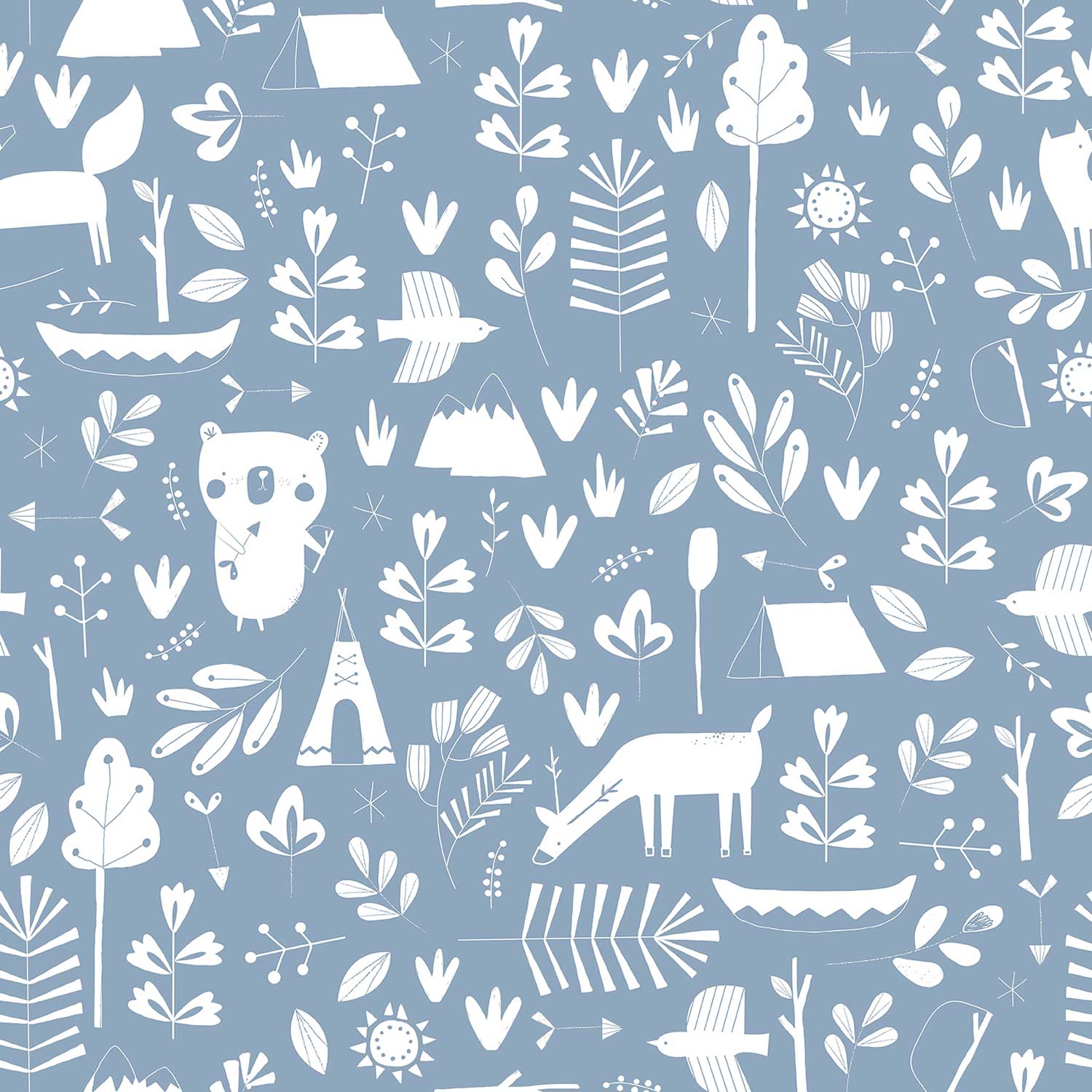 Barntapet Little Dutch Adventure Blue 8678