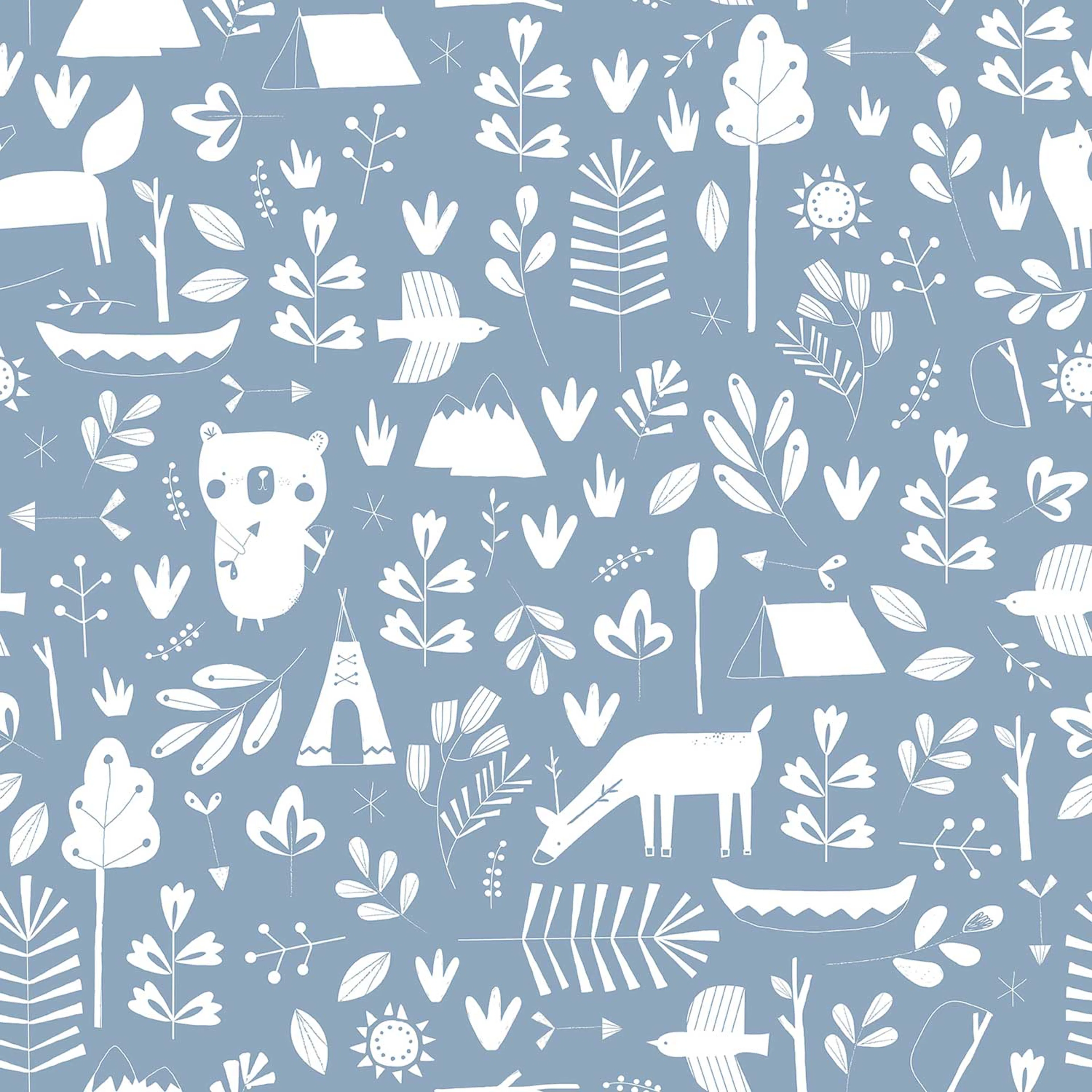 Barntapet Little Dutch Adventure Blue 8678