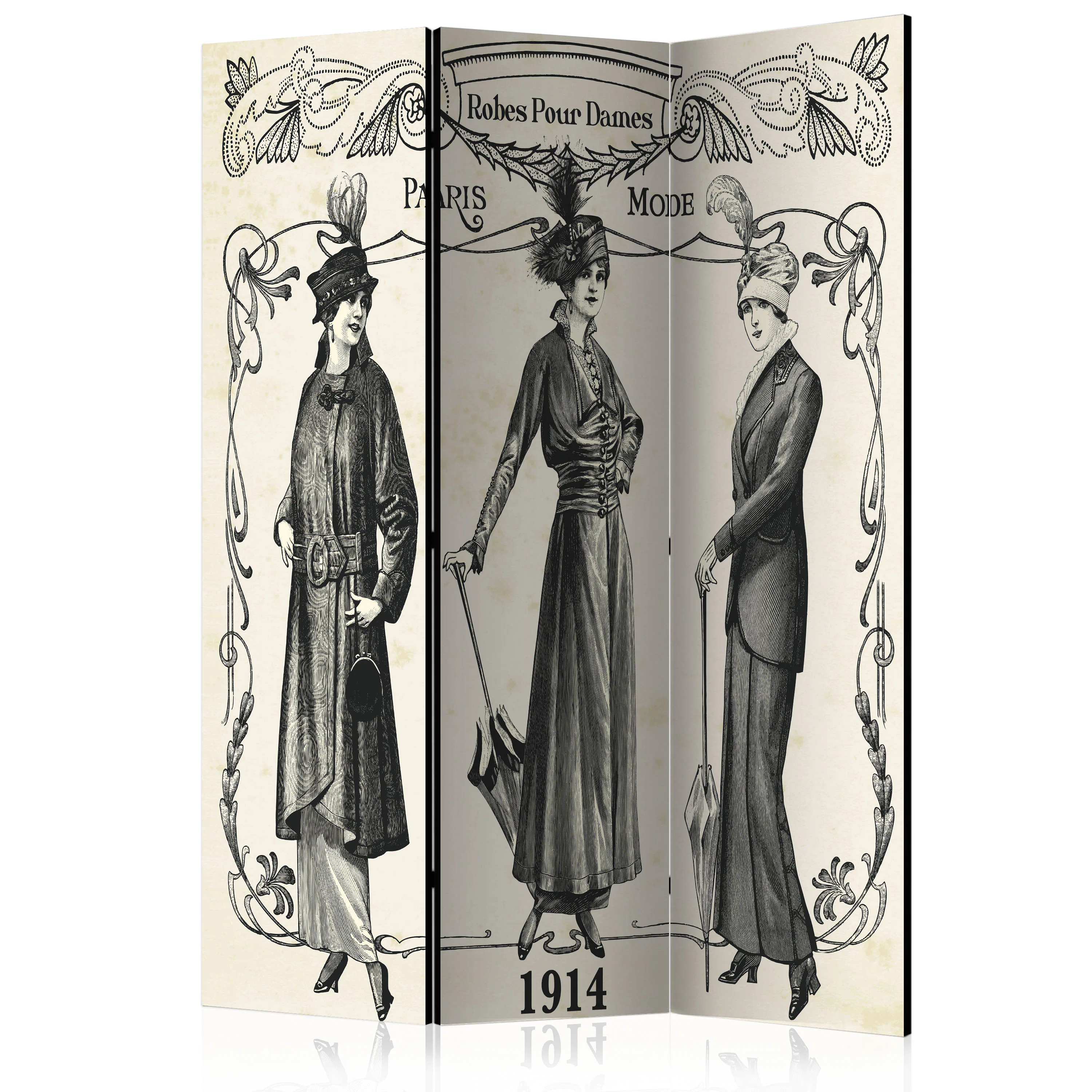 Rumsavdelare Skärmvägg Arkiio Dress 1914 135x172 cm