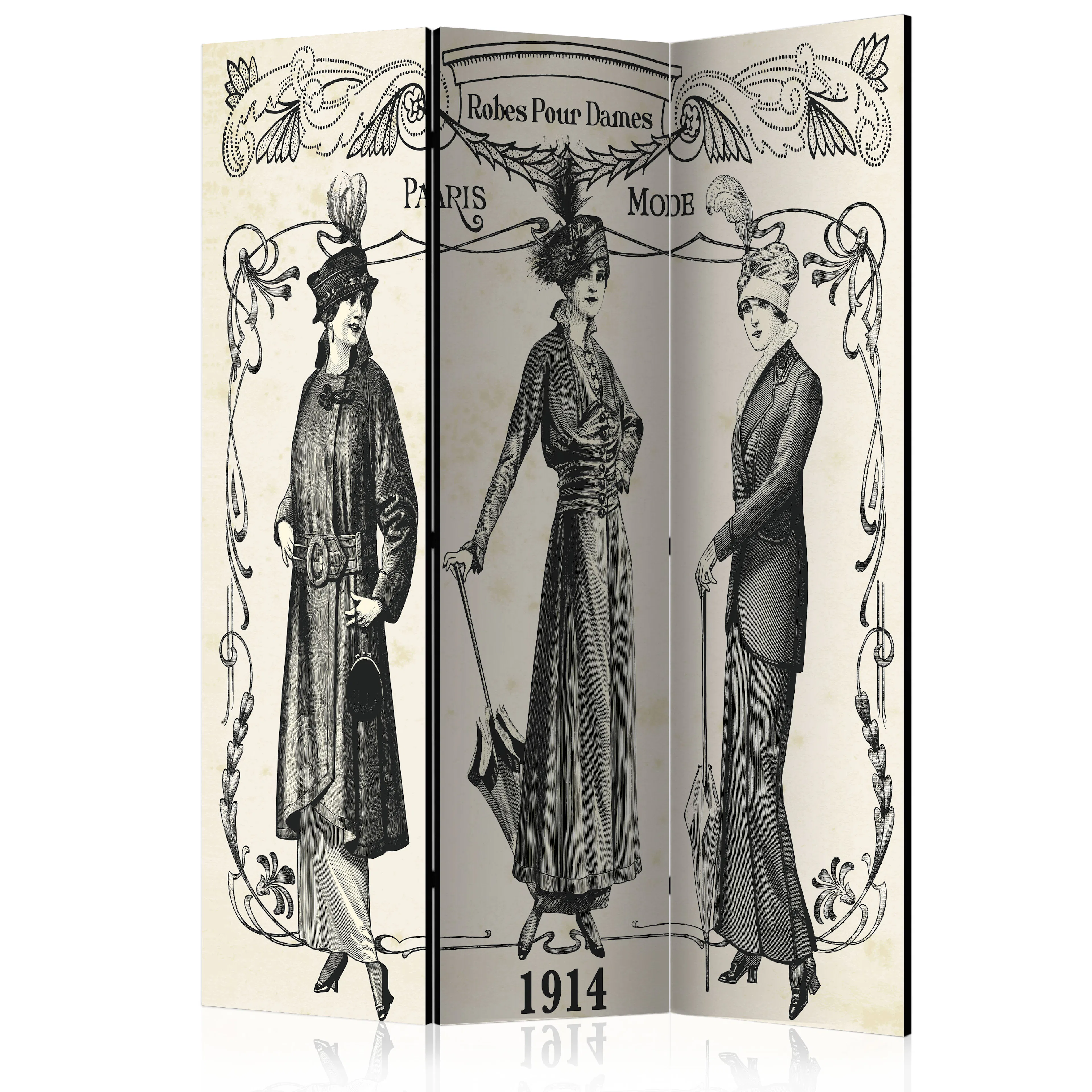 Rumsavdelare Skärmvägg Arkiio Dress 1914 135x172 cm