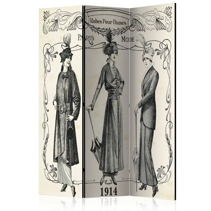Rumsavdelare Skärmvägg Arkiio Dress 1914 135x172 cm