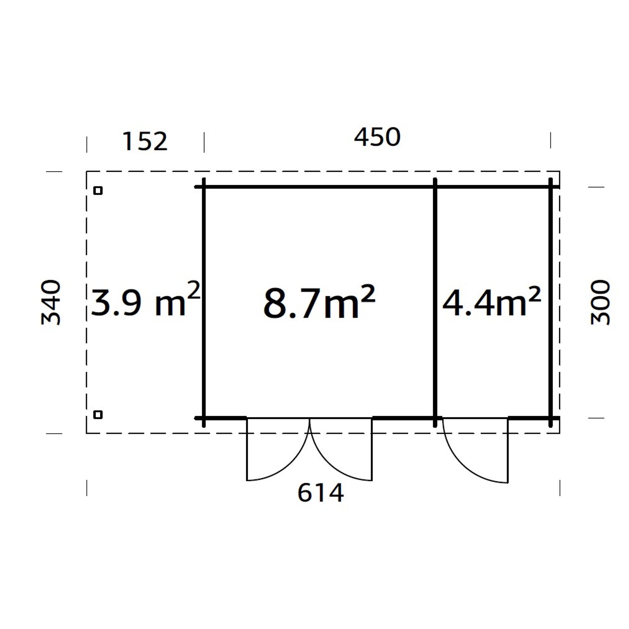 Stuga Palmako Ella 17,8 m2