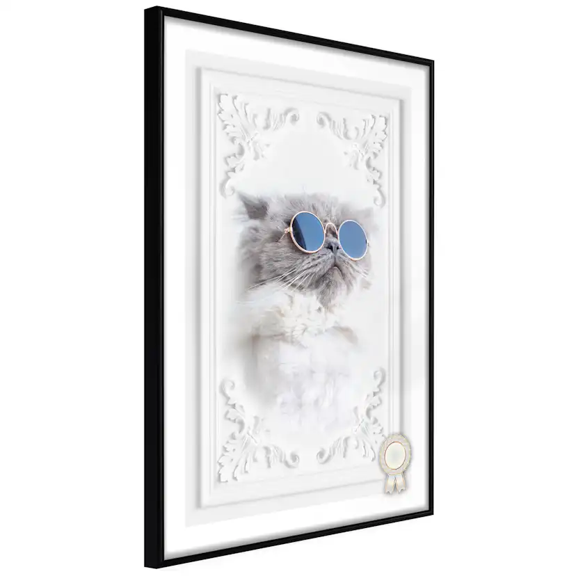 Poster Artgeist Affisch Cat with Glasses