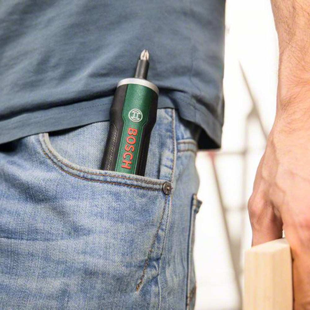 Skruvdragare Bosch Power Tools PushDrive Med Batteri