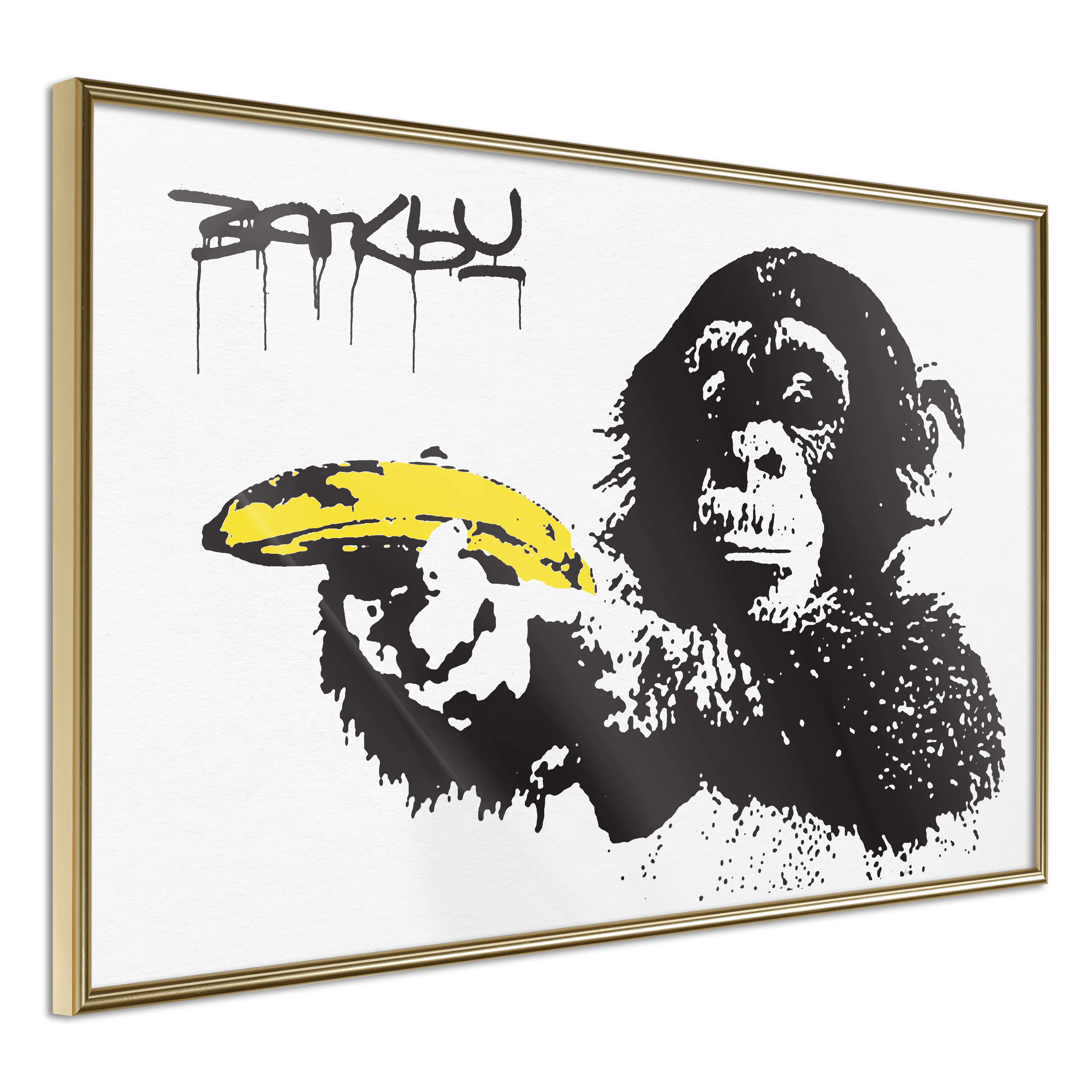 Poster Artgeist Affisch Banana Gun