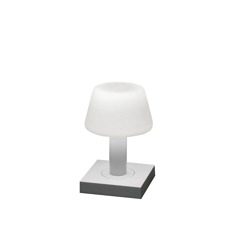 Monaco bordslampa vit USB Vit