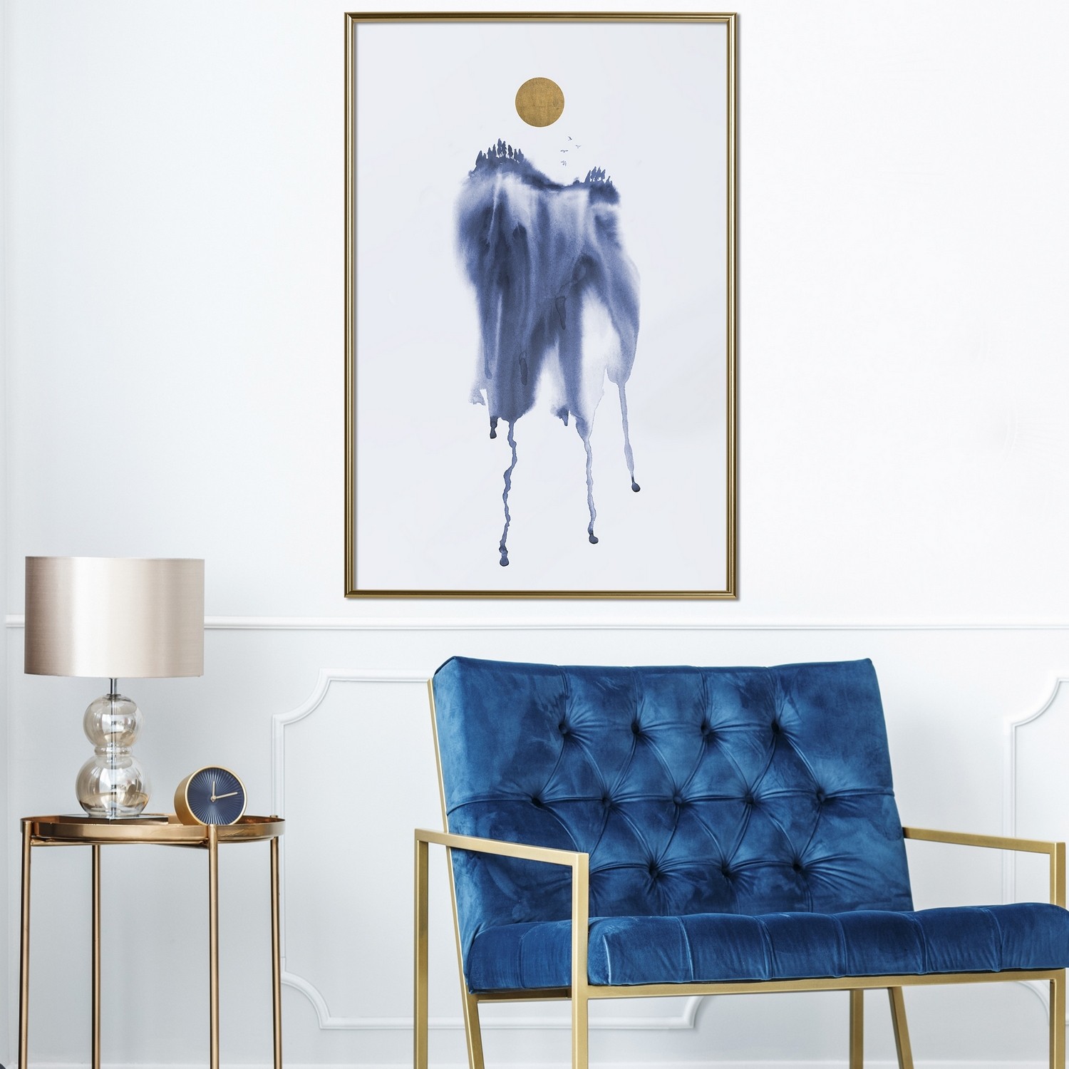Poster Artgeist Affisch Watercolour Abstraction