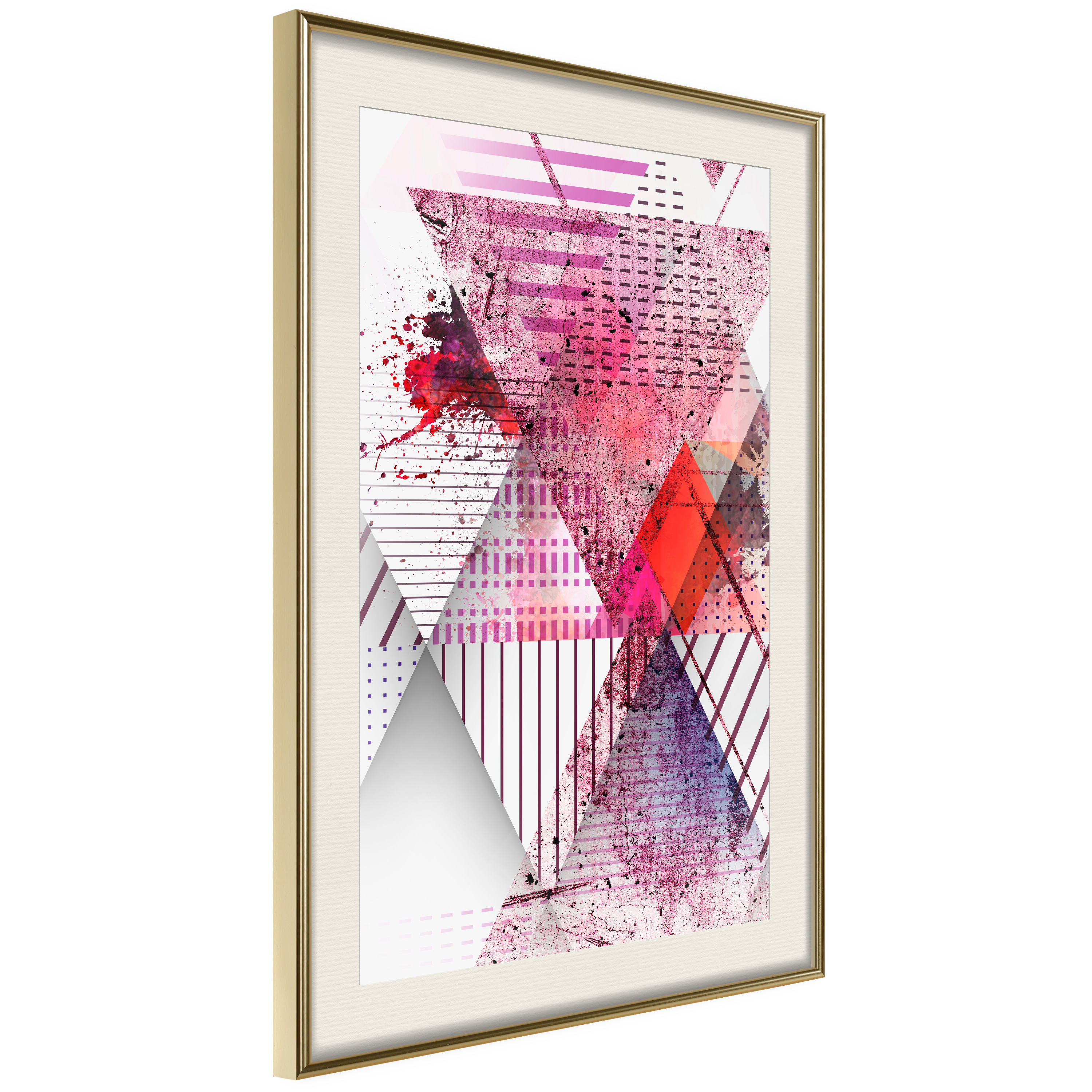 Poster Artgeist Affisch Abstract Triangle