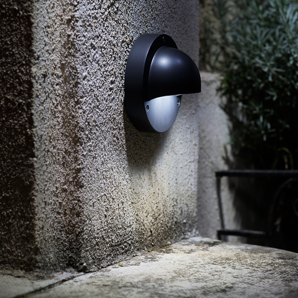 Vägglampa Gardenlights Deimos Vägg LED Varmvit Utbyggnad
