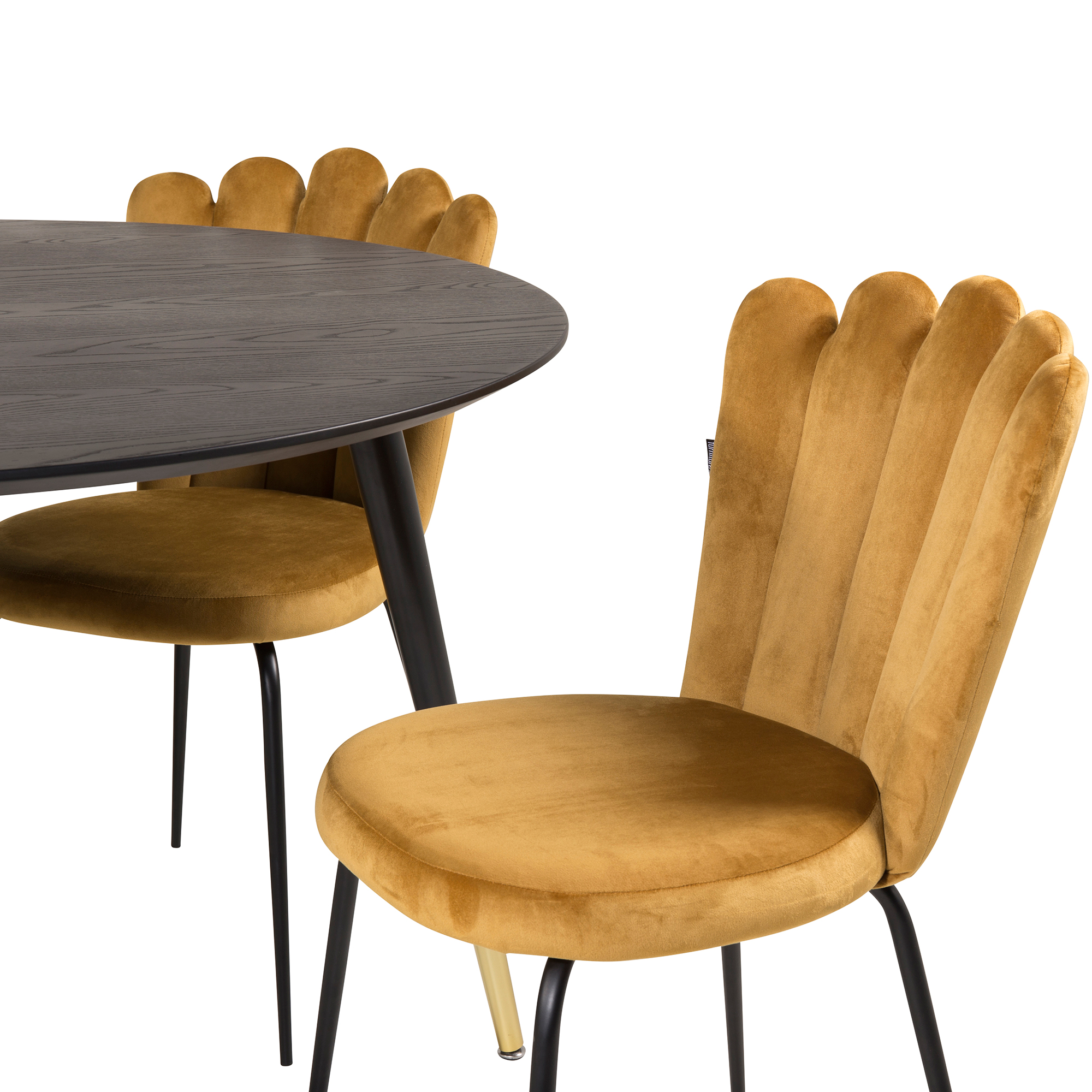 Matgrupp furniture/fashion Disa med 4 Limhamn Light Stolar