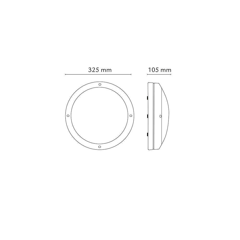 Fasadarmatur SG ARMATUREN Canto 14W IP44 LED