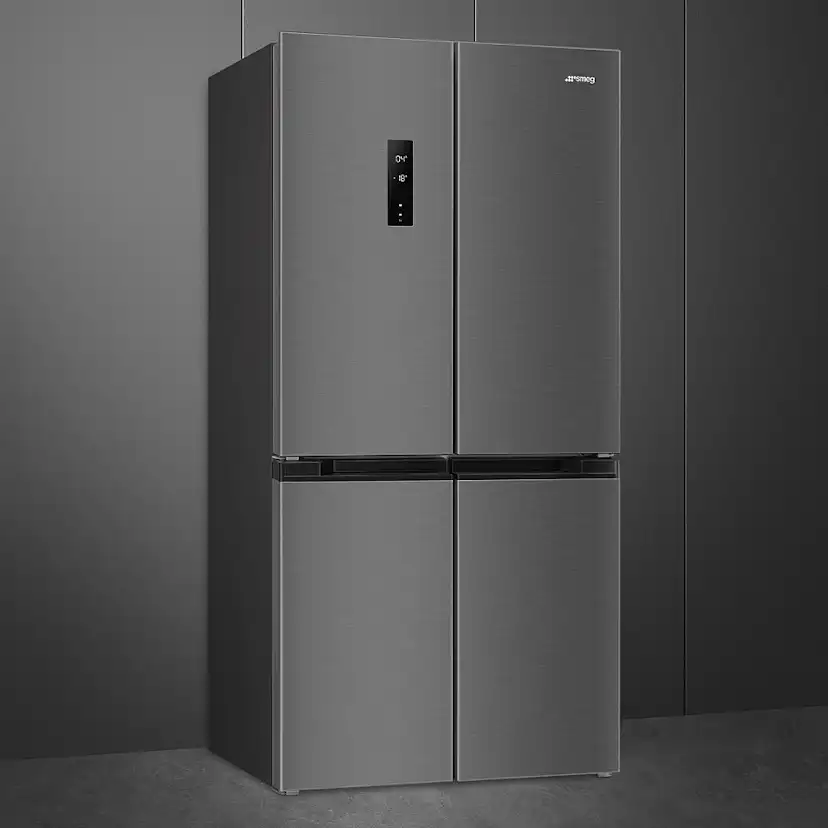 Kombinerad Kyl/Frys Smeg FQI60KD french door, Mörkt rostfritt stål