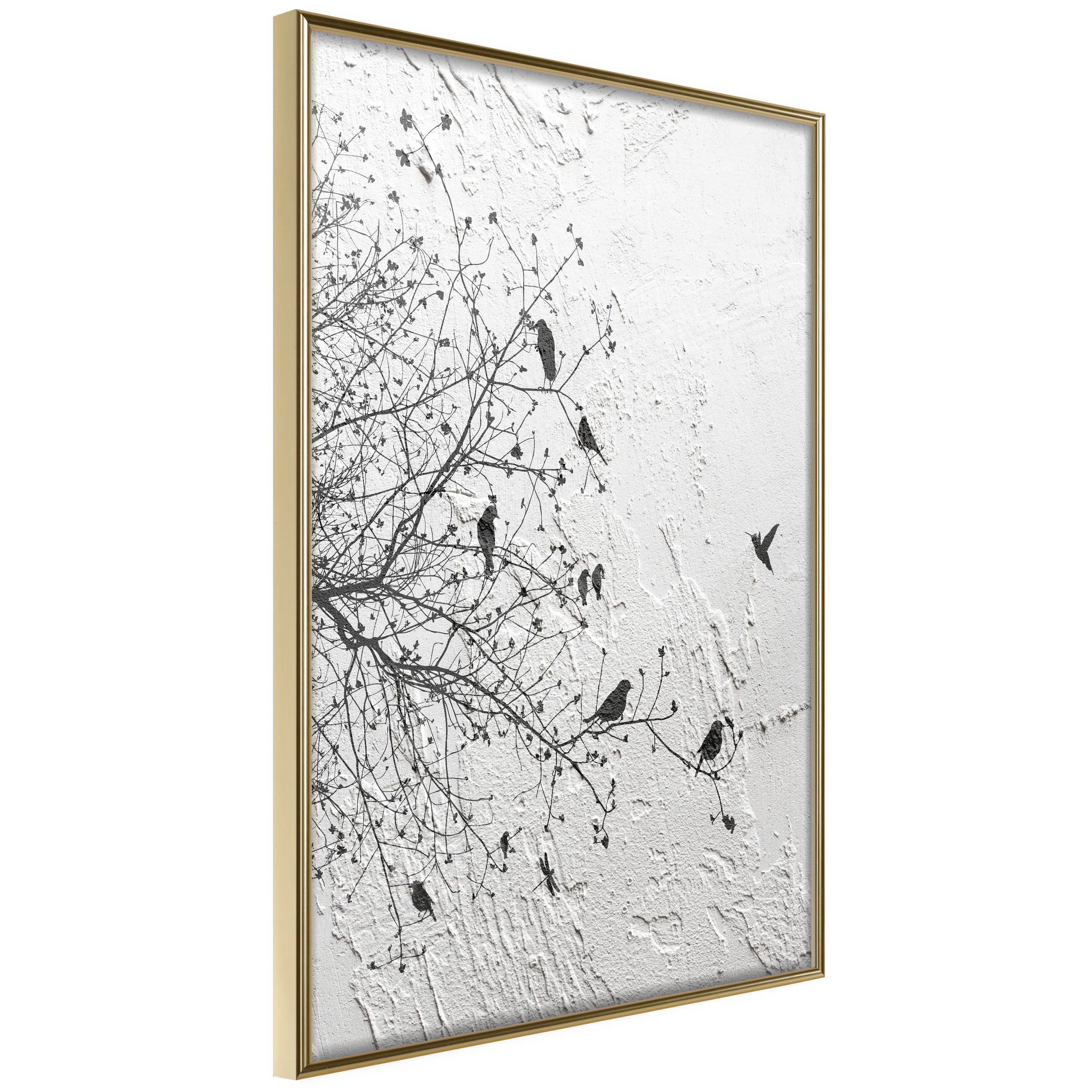 Poster Artgeist Affisch Birds on Tree