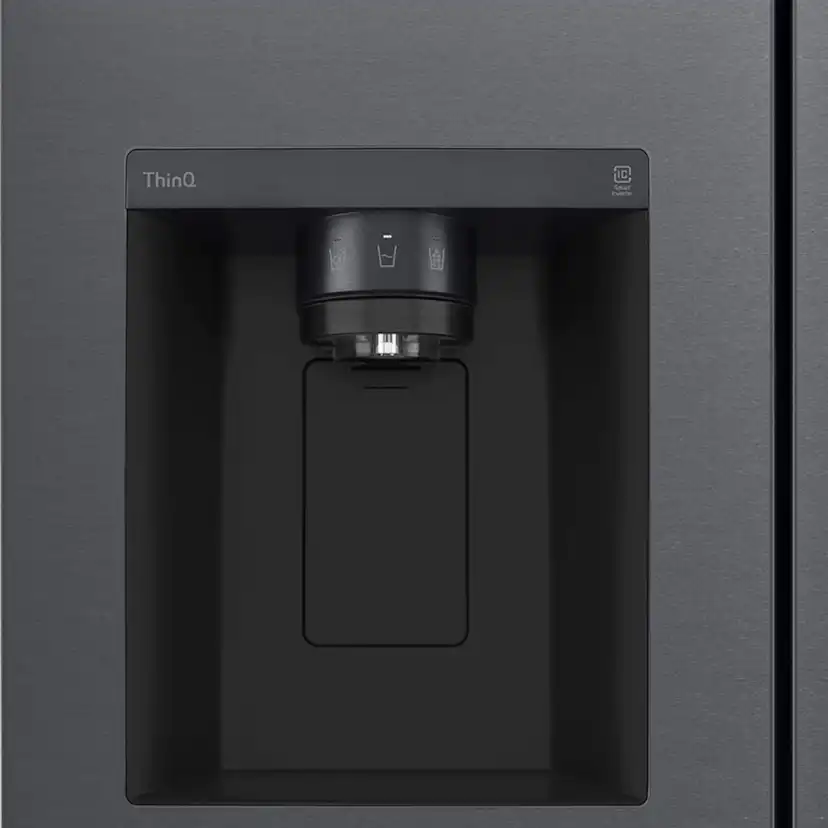 Side-by-Side LG GSLV70MCTM Black Steel