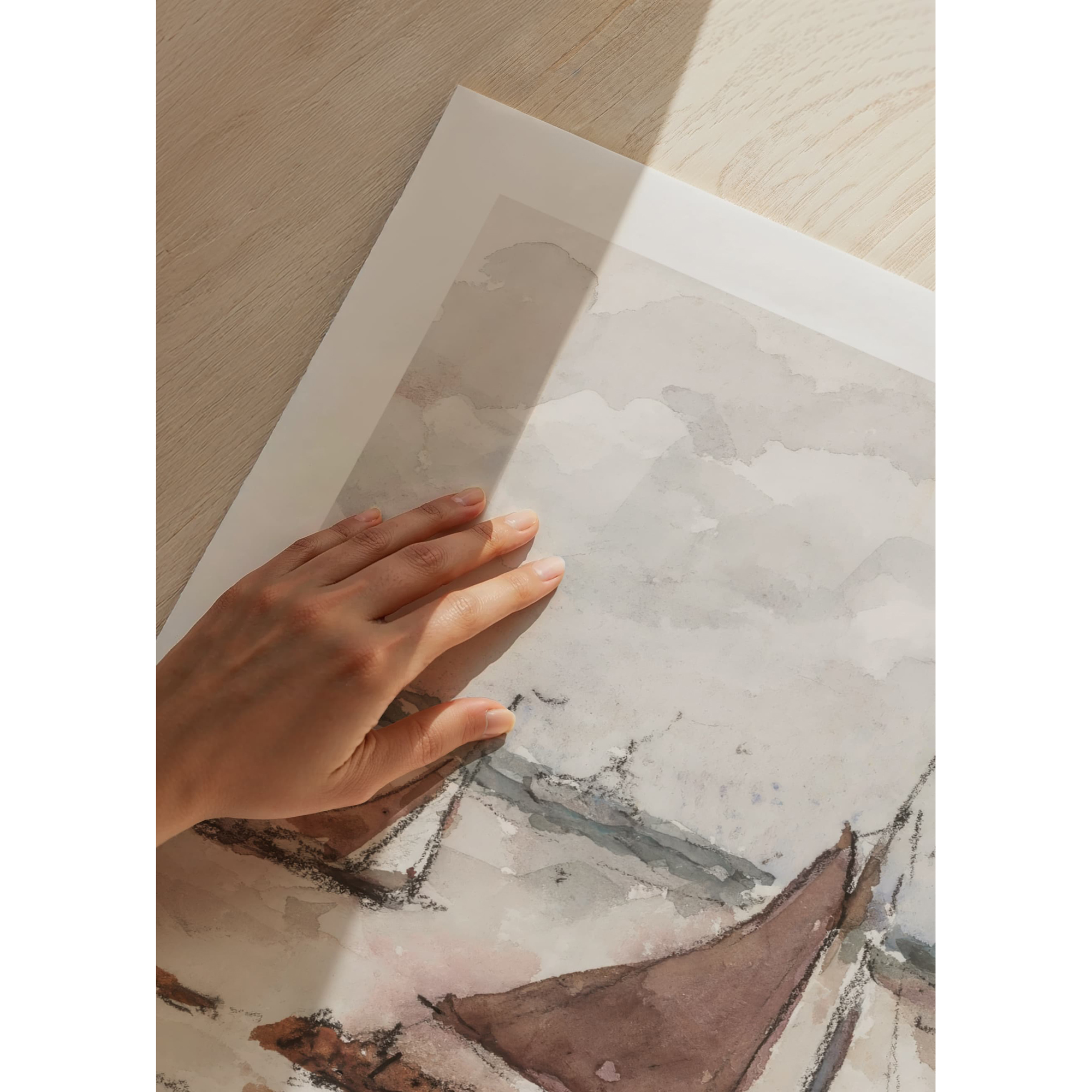 Poster Gallerix Zeilende Vissersschepen Op De Schelde By Carel Nicolaas Storm