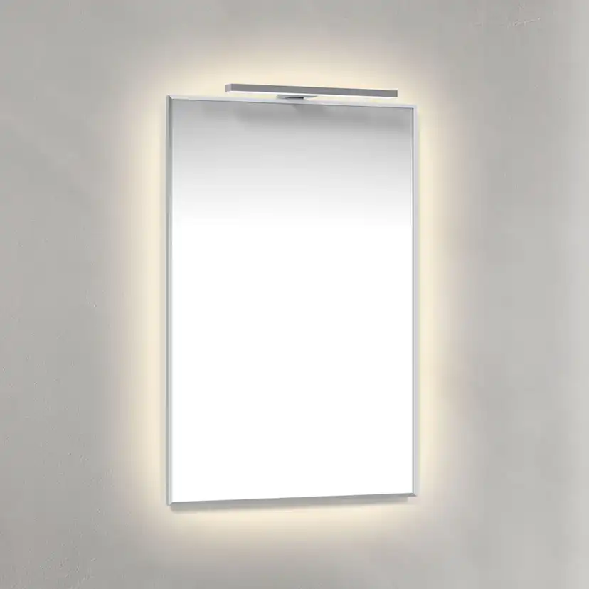 Spegel Macro Design Crown Ambilight T-belysning Med Ram