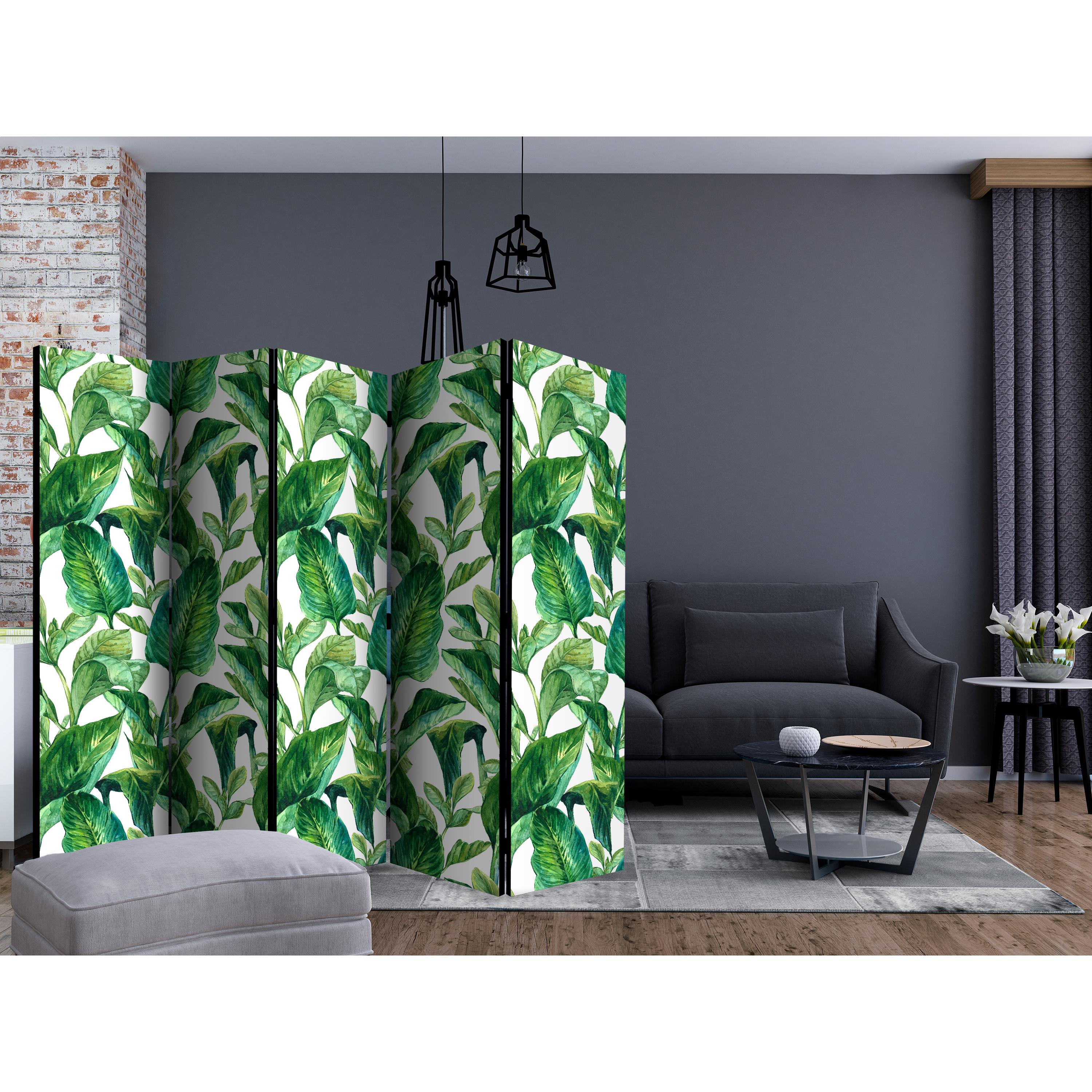 Rumsavdelare Skärmvägg Arkiio Tropical Paradise II Blad 225x172 cm