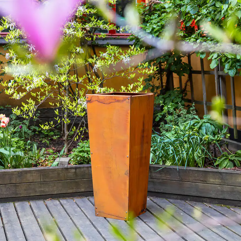 Kruka Lyfco Cortenstål 305x406x990 cm