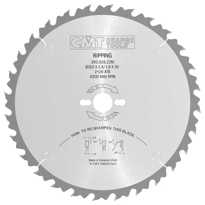 Klyvsågklinga CMT Orange Tools WB