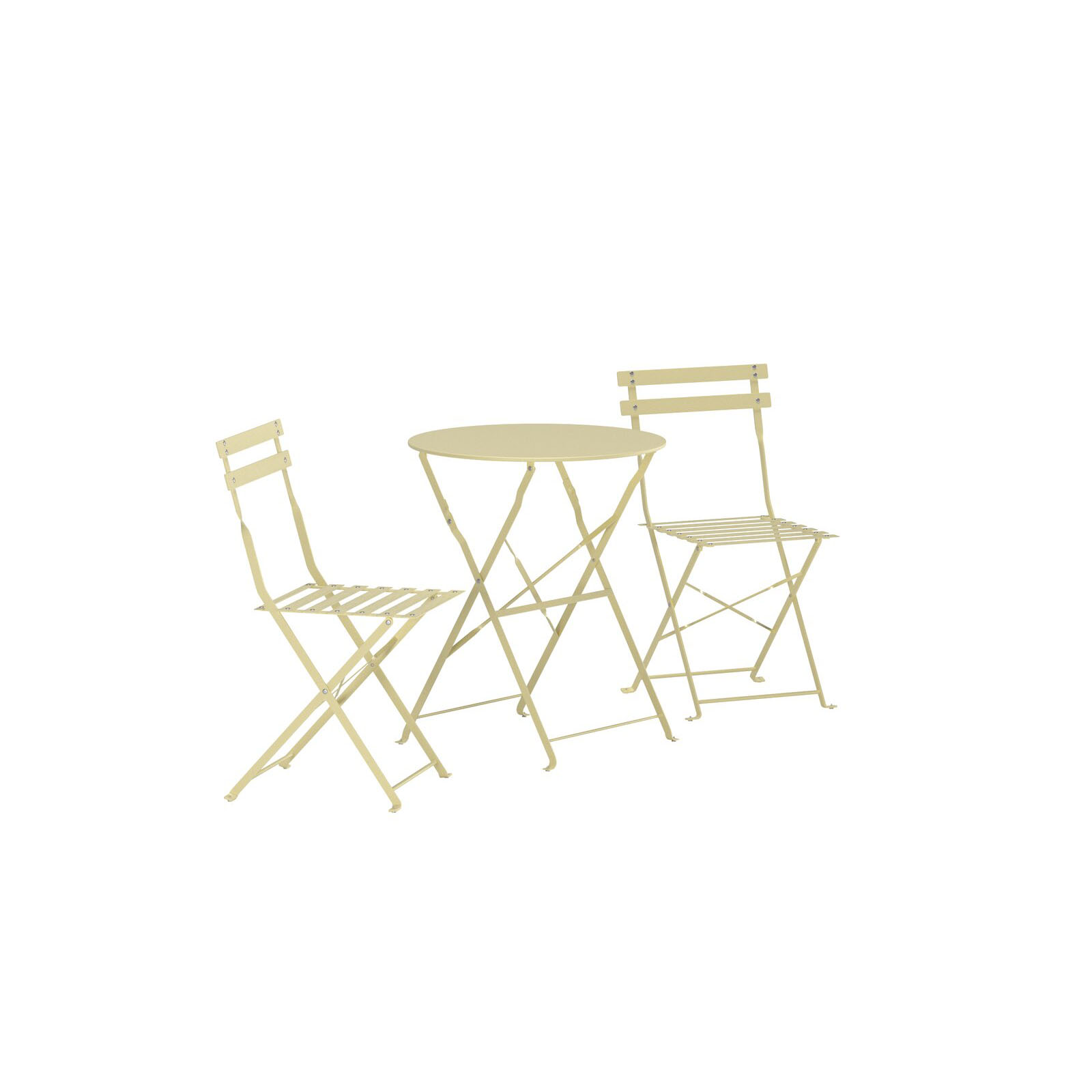 Caféset Venture Home Tao Fällbart Set med 2 stolar och 1 bord