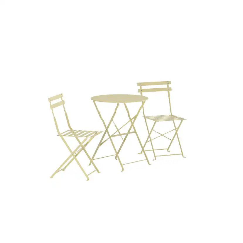 Caféset Venture Home Tao Fällbart Set med 2 stolar och 1 bord
