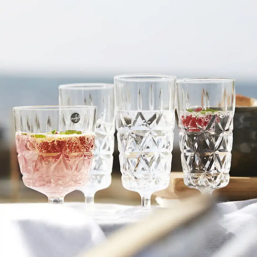 Champagneglas Sagaform Picknick Plast 4-Pack