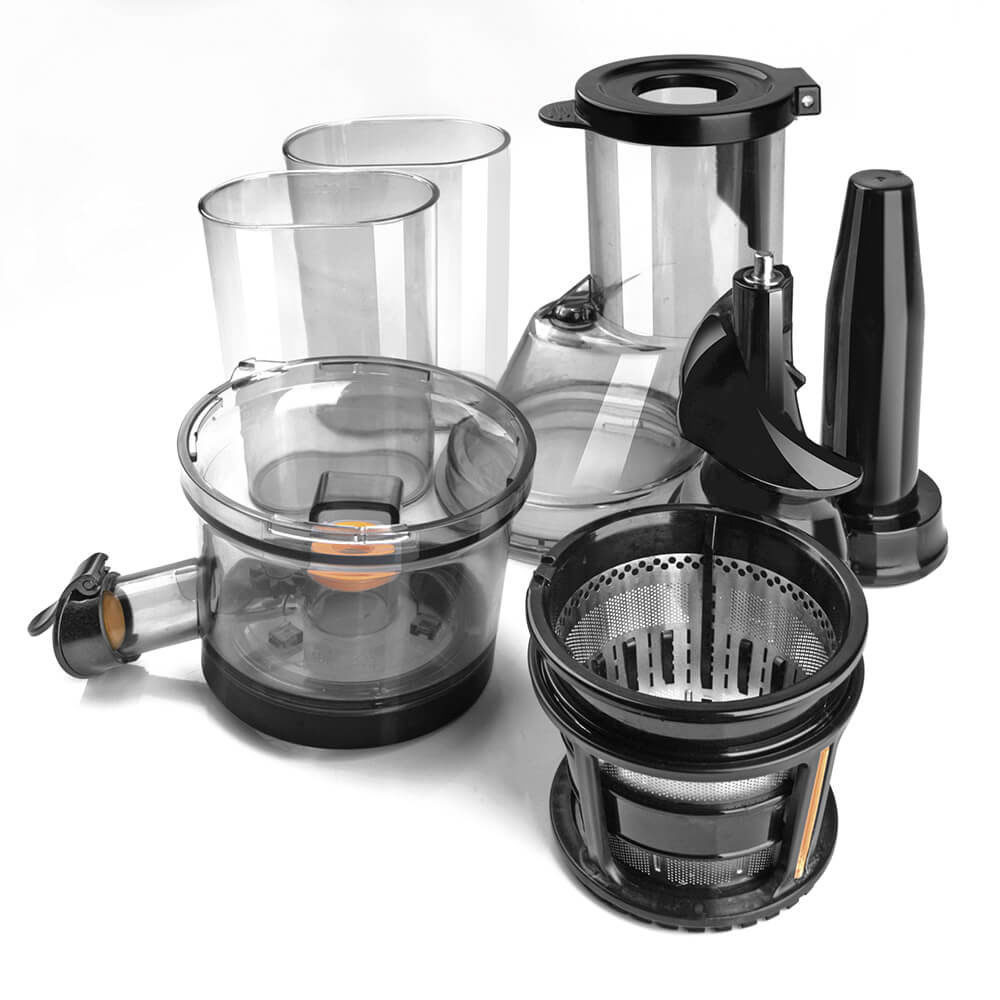 Slow Juicer BLACK+DECKER Borstat stål