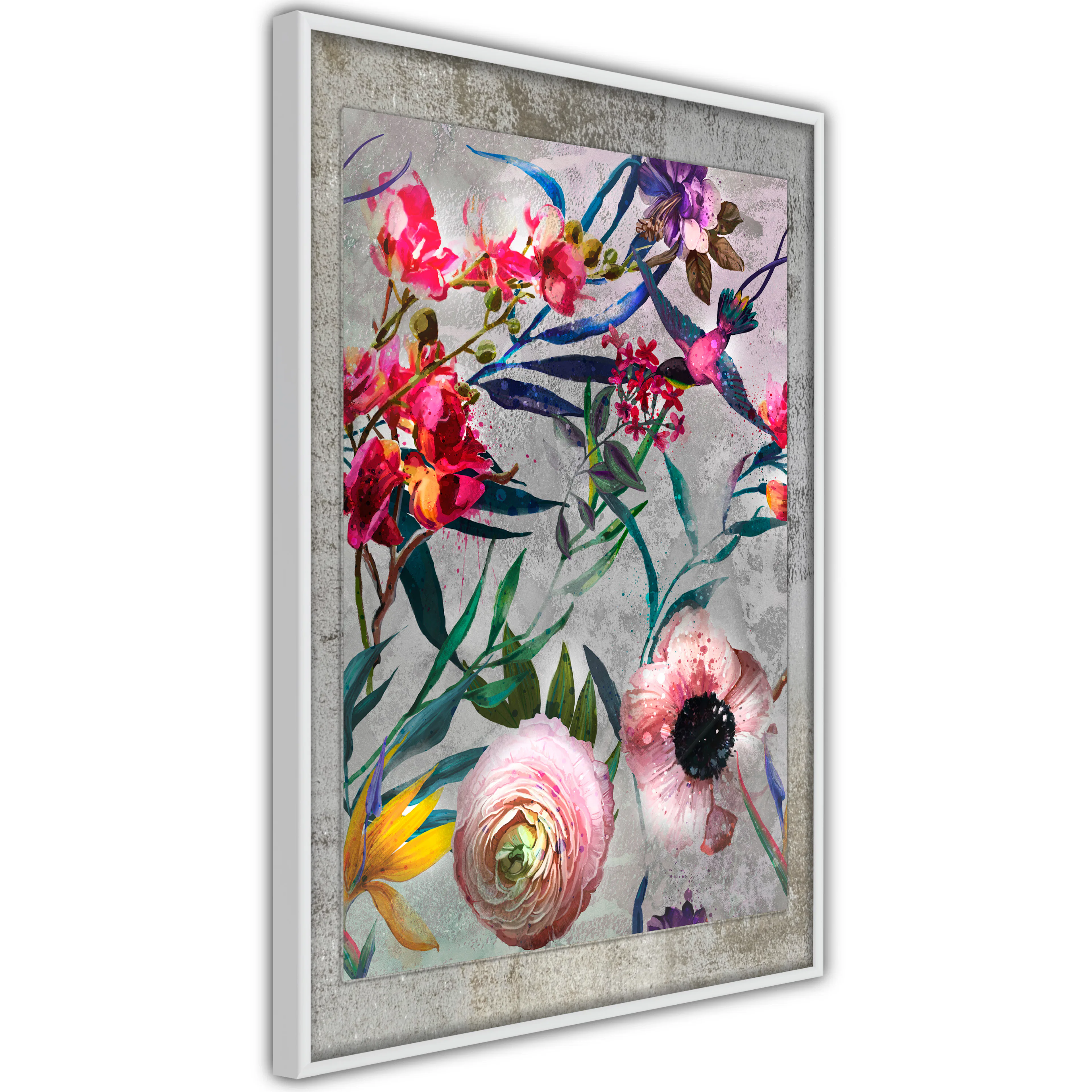 Poster Artgeist Affisch Rustic Flowers
