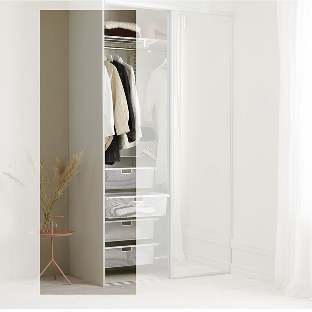 Gavelsida White, H: 2608 mm