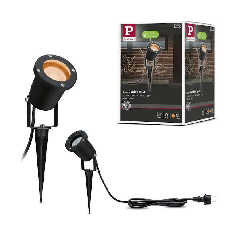 Spotlight LED Paulmann Garden Spot IP65 230V Ljus: Gold Light (insektsvänlig)