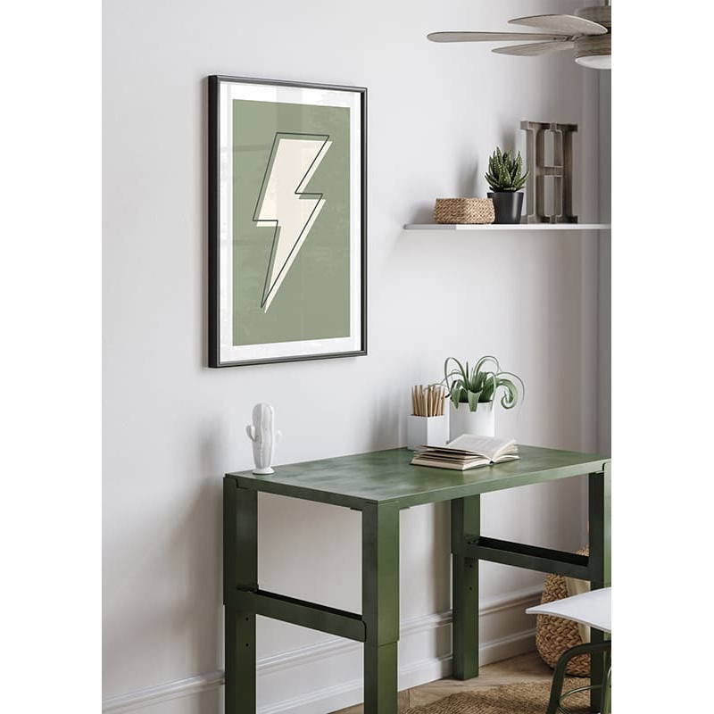Poster Gallerix Flash In Green