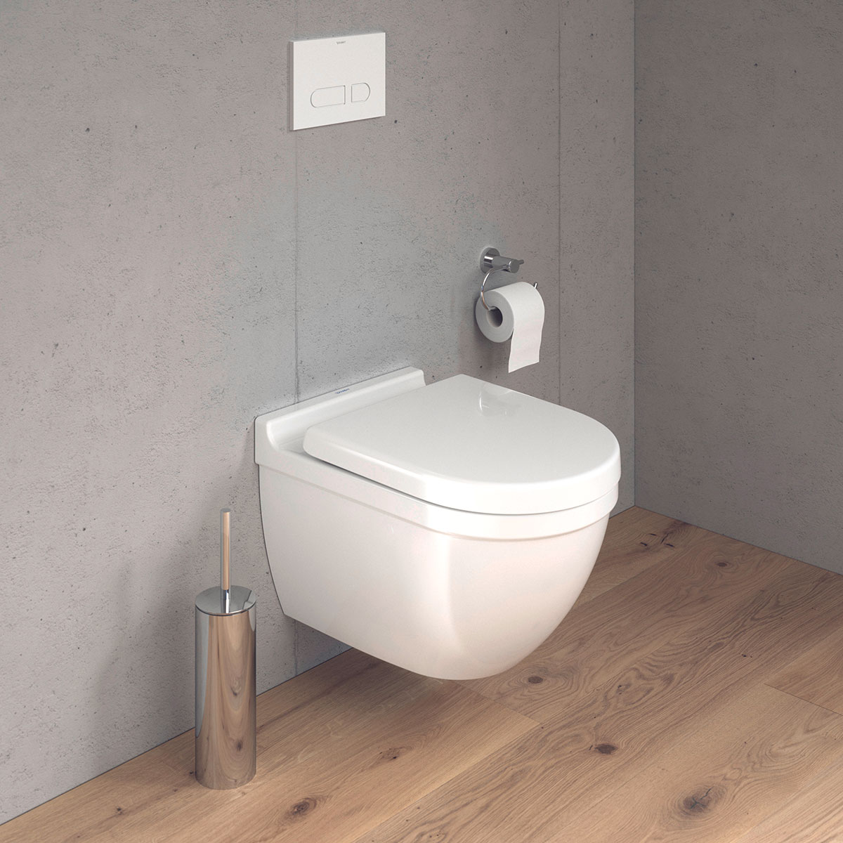 Vägghängd Toalettstol Duravit Starck 3 Rimless