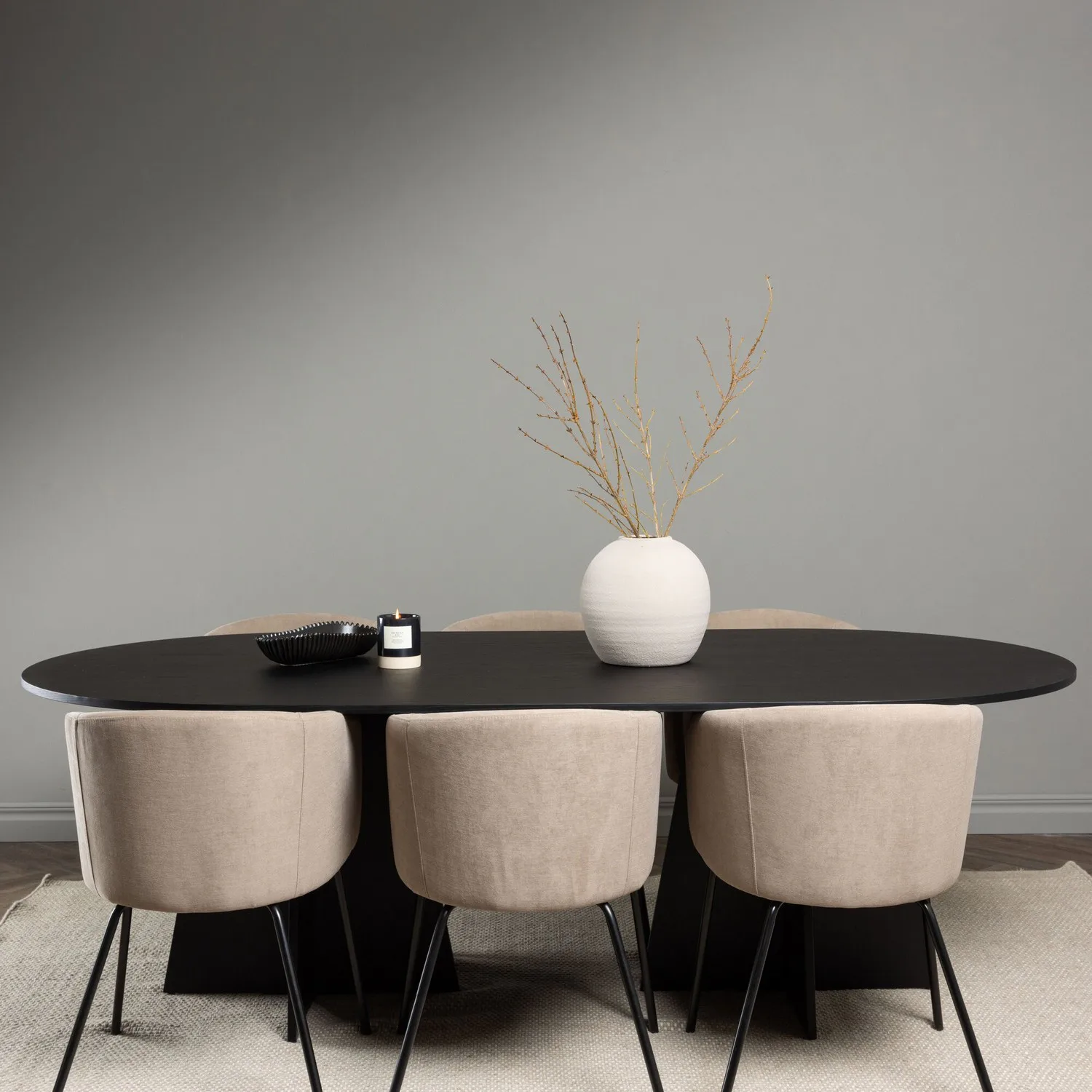 Svart/Beige