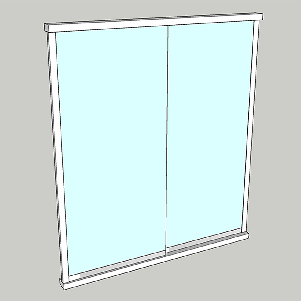 Vikparti Allvy Sunroom s75 3-Glas 2-Delad